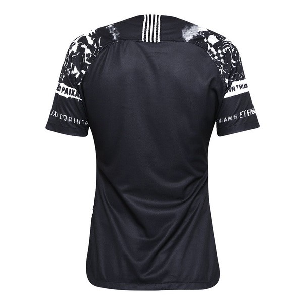 Tailandia Camiseta Corinthians Paulista 3ª Mujer 2019-2020 Negro